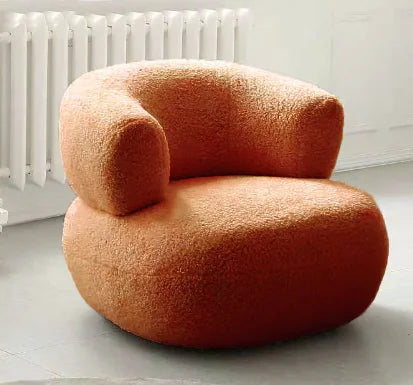 Plush Lambswool Living Chair