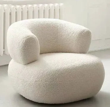 Plush Lambswool Living Chair