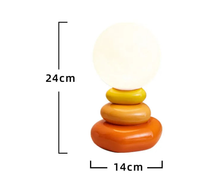Nature Stacked Stone Glow Lamp